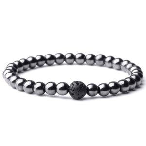 Magnetic Bracelet,Hematite Bracelet,Magnetic 6mm Beads,Men,Women,Health,Healing